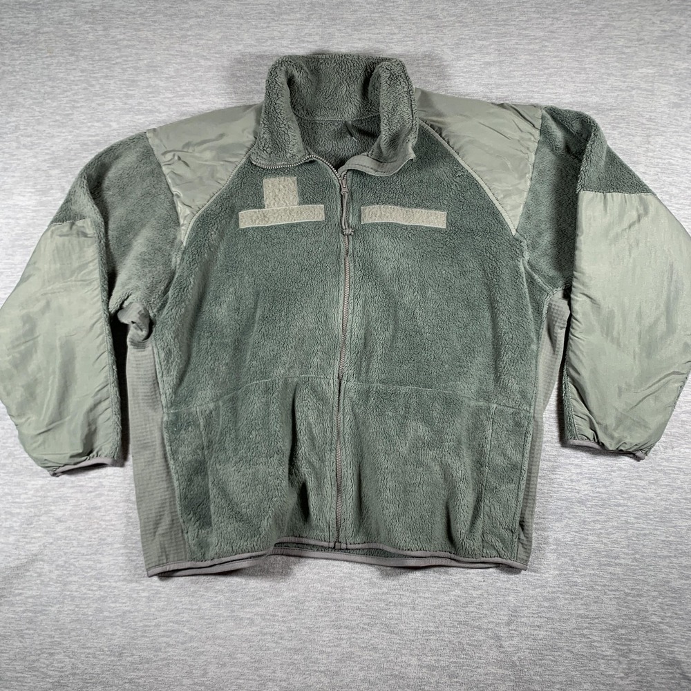 Polartec‎ Peckham Jacket Mens Large Green Fleece Cold Weather GEN III Army USA